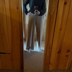 LIKE NEW! Banana Republic Wide Leg Pants in Light Khaki